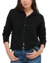 Alex Mill Taylor Rollneck Cardigan In Black