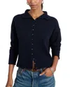 Alex Mill Taylor Rollneck Cardigan In Navy