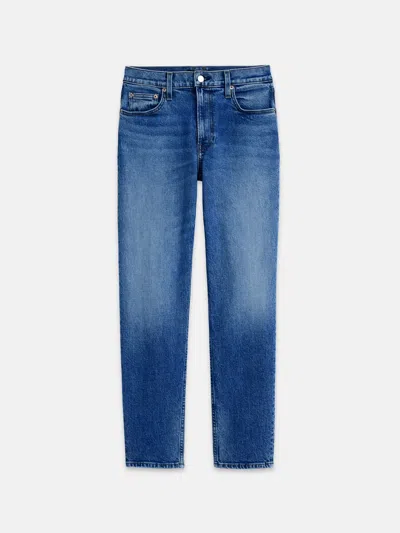 Alex Mill The Amber Mid-rise Slim In Vintage Dark Indigo