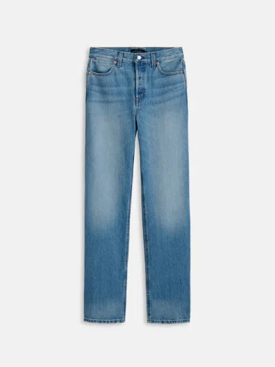 Alex Mill The Carla High Rise Straight In Vintage Light Wash