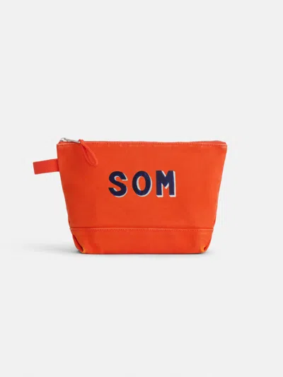Alex Mill The Perfect Canvas Pouch In Orange