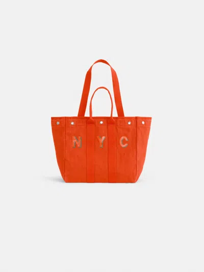 Alex Mill The Perfect Weekday Tote In Orange