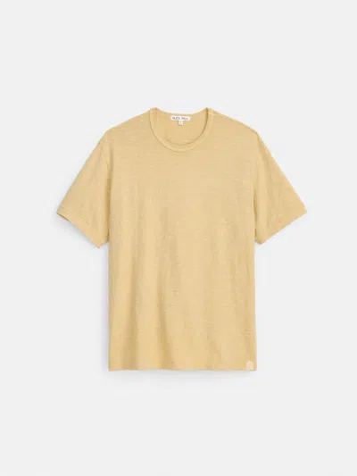 Alex Mill The Standard T-shirt In Slub Cotton In Beeswax