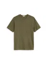 Alex Mill The Standard T-shirt In Slub Cotton In Olive Grey