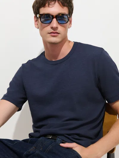 Alex Mill The Standard T-shirt In Slub Cotton In Navy