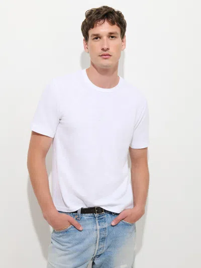 Alex Mill The Standard T-shirt In Slub Cotton In White