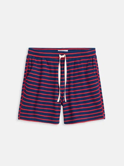 Alex Mill The Striped Waffle Short In Multi