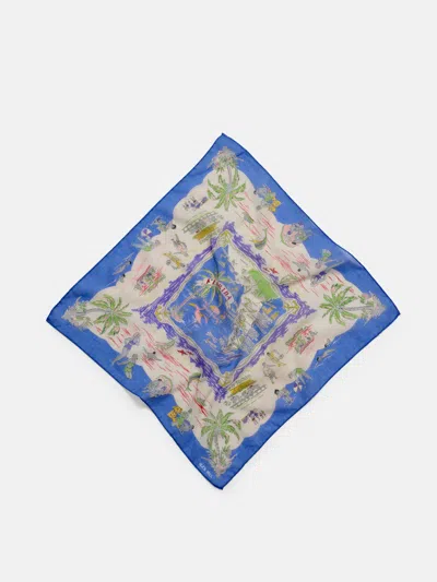 Alex Mill Travel Scarf In Cotton Voile In Florida