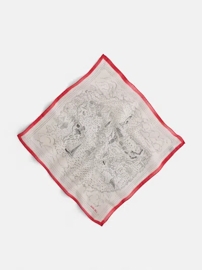 Alex Mill Travel Scarf In Cotton Voile In Neutral