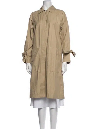 Pre-owned Alex Mill Trench Coat In Brown