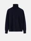 Alex Mill Turtleneck In Washed Cashmere In Navy