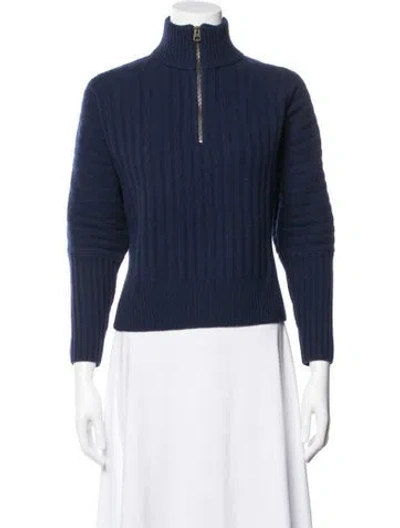 Pre-owned Alex Mill Turtleneck Sweater In Blue