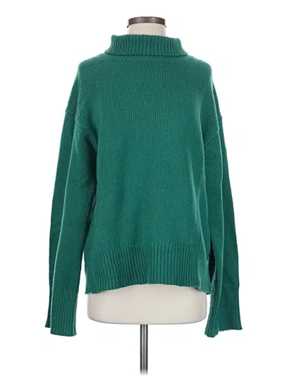 Pre-owned Alex Mill Turtleneck Sweater In Green