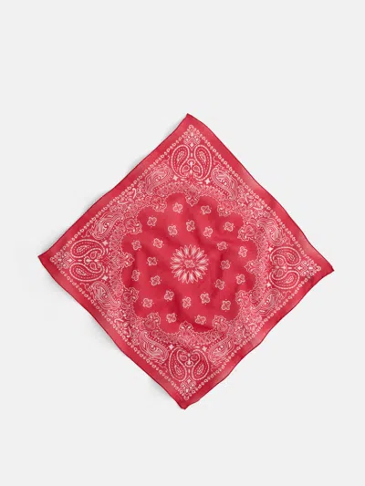 Alex Mill Two Tone Bandana In Cotton In Pink