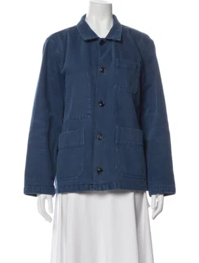 Pre-owned Alex Mill Utility Jacket In Blue