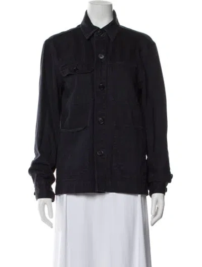 Pre-owned Alex Mill Utility Jacket In Blue