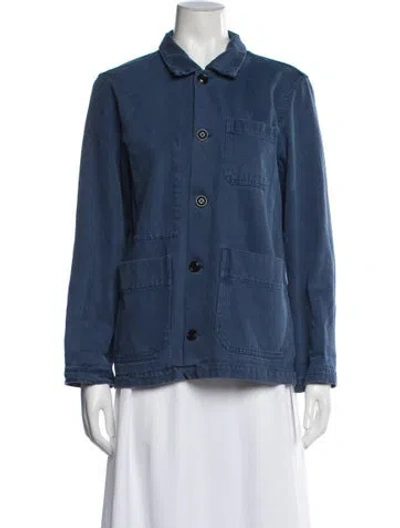 Pre-owned Alex Mill Utility Jacket In Blue