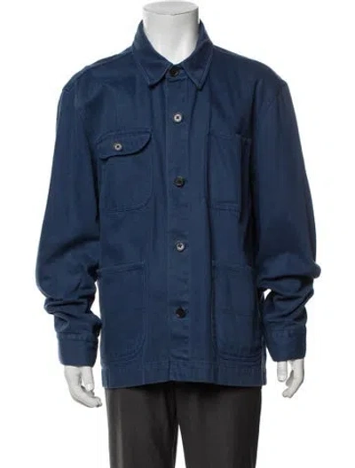 Pre-owned Alex Mill Utility Jacket In Blue