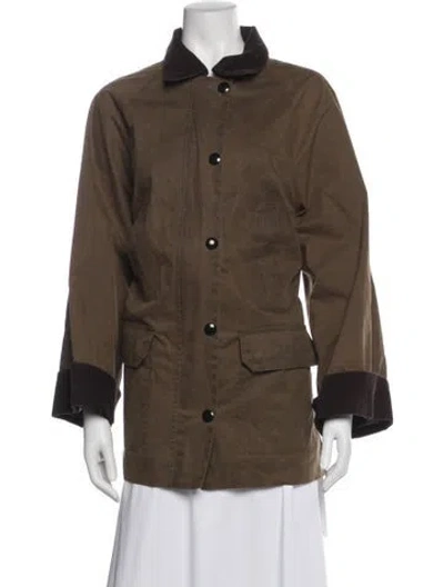 Pre-owned Alex Mill Utility Jacket In Brown