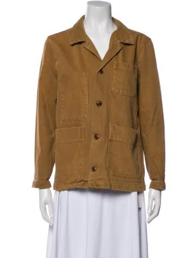 Pre-owned Alex Mill Utility Jacket In Brown