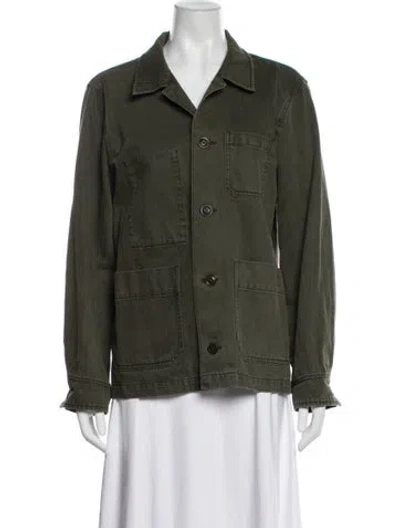 Pre-owned Alex Mill Utility Jacket In Green