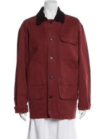 Pre-owned Alex Mill Utility Jacket In Red