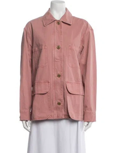 Pre-owned Alex Mill Utility Jacket W/ Tags In Pink