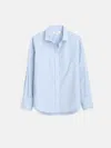 Alex Mill Val Shirt In Poplin In Calm Blue