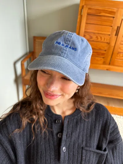 Alex Mill Van Leeuwen X  Baseball Cap In Denim
