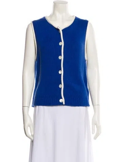 Pre-owned Alex Mill Vest In Blue