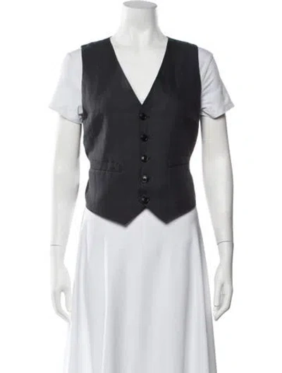 Pre-owned Alex Mill Vest In Blue