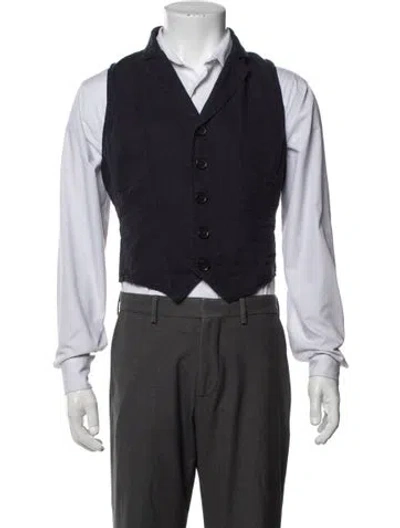 Pre-owned Alex Mill Vest In Blue