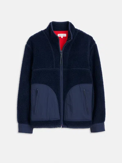 Alex Mill Vinny Sherpa Jacket In Navy