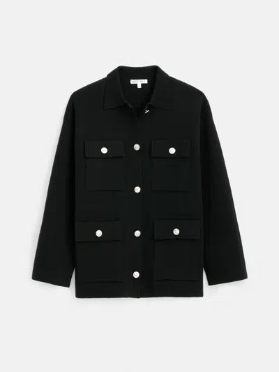 Alex Mill Virginia Sweater Jacket In Black