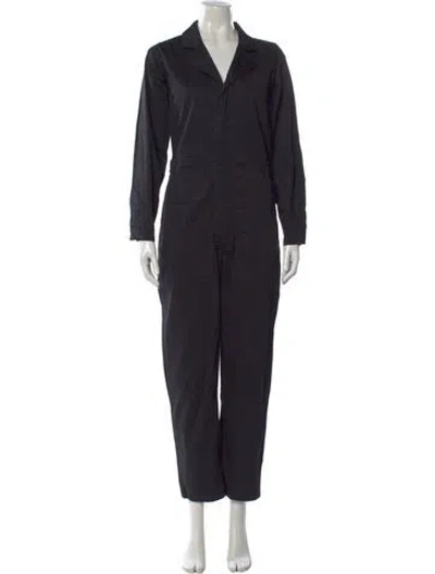 Pre-owned Alex Mill V-neck Jumpsuit In Blue