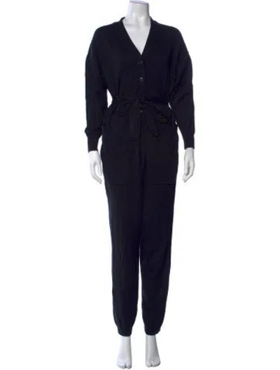 Pre-owned Alex Mill V-neck Jumpsuit In Blue
