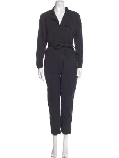 Pre-owned Alex Mill V-neck Jumpsuit In Gray