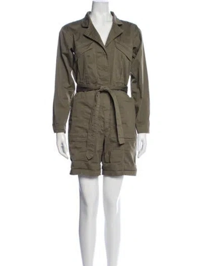 Pre-owned Alex Mill V-neck Jumpsuit In Gray