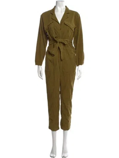 Pre-owned Alex Mill V-neck Jumpsuit In Red