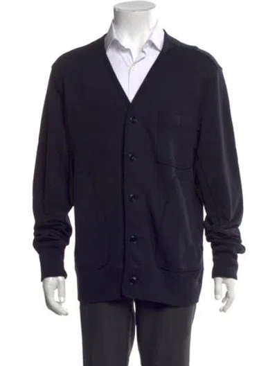 Pre-owned Alex Mill V-neck Long Sleeve In Blue