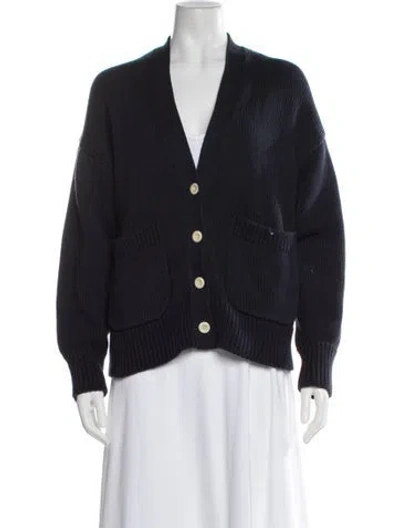 Pre-owned Alex Mill V-neck Sweater In Black