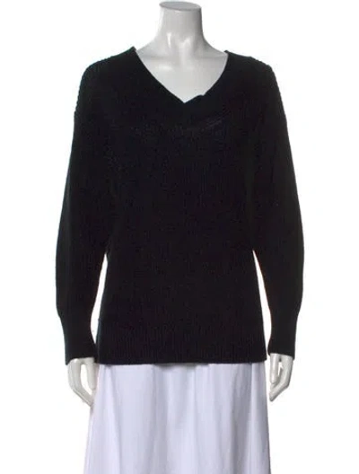 Pre-owned Alex Mill V-neck Sweater In Black