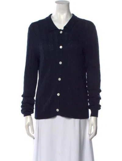 Pre-owned Alex Mill V-neck Sweater In Blue