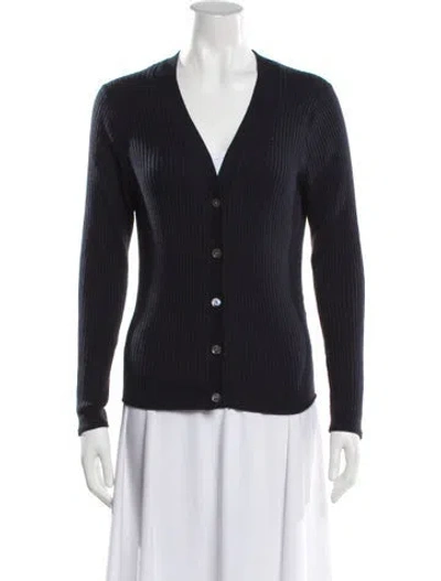 Pre-owned Alex Mill V-neck Sweater In Blue