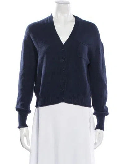 Pre-owned Alex Mill V-neck Sweater In Blue
