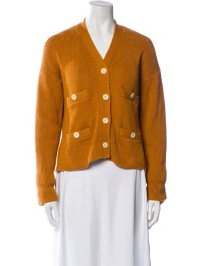 Pre-owned Alex Mill V-neck Sweater In Brown