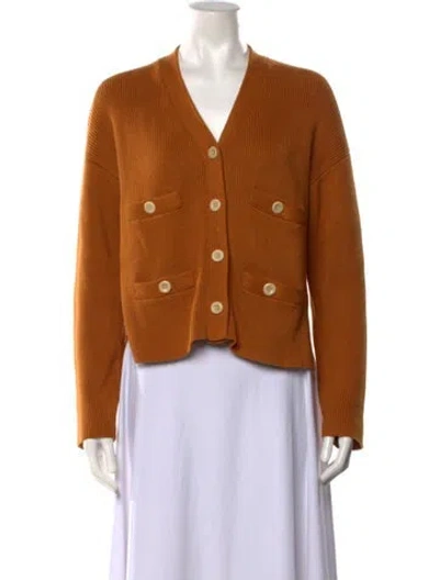 Pre-owned Alex Mill V-neck Sweater In Brown