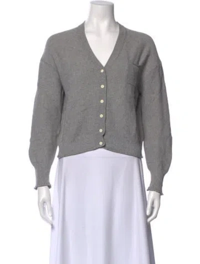 Pre-owned Alex Mill V-neck Sweater In Gray