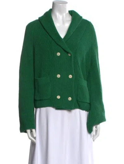 Pre-owned Alex Mill V-neck Sweater In Green