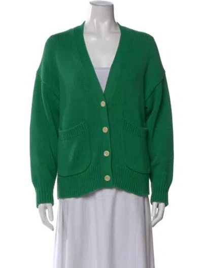 Pre-owned Alex Mill V-neck Sweater In Green